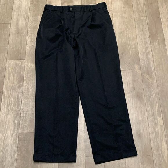 Mens Dockers Premium Pleated Relaxed Fit Casual Dress Pants‎ - Picture 1 of 8